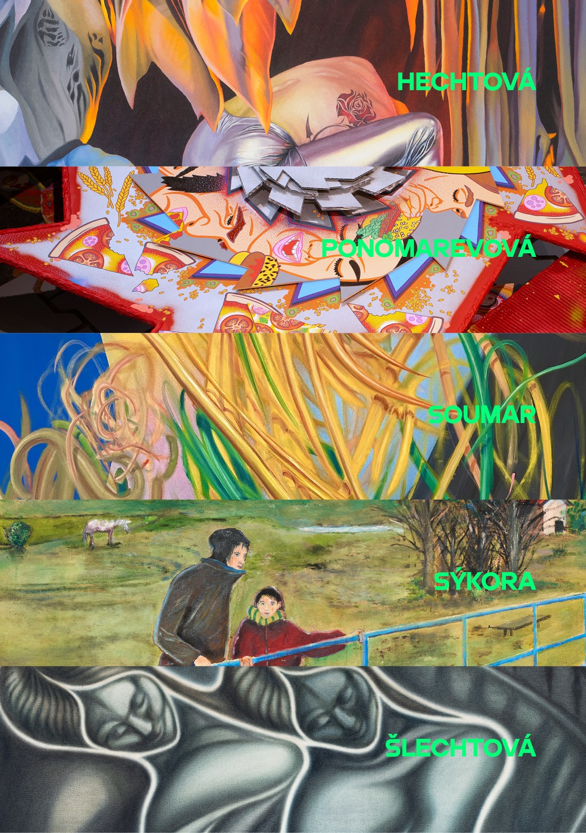 Plakát k výstavě Cena kritiky