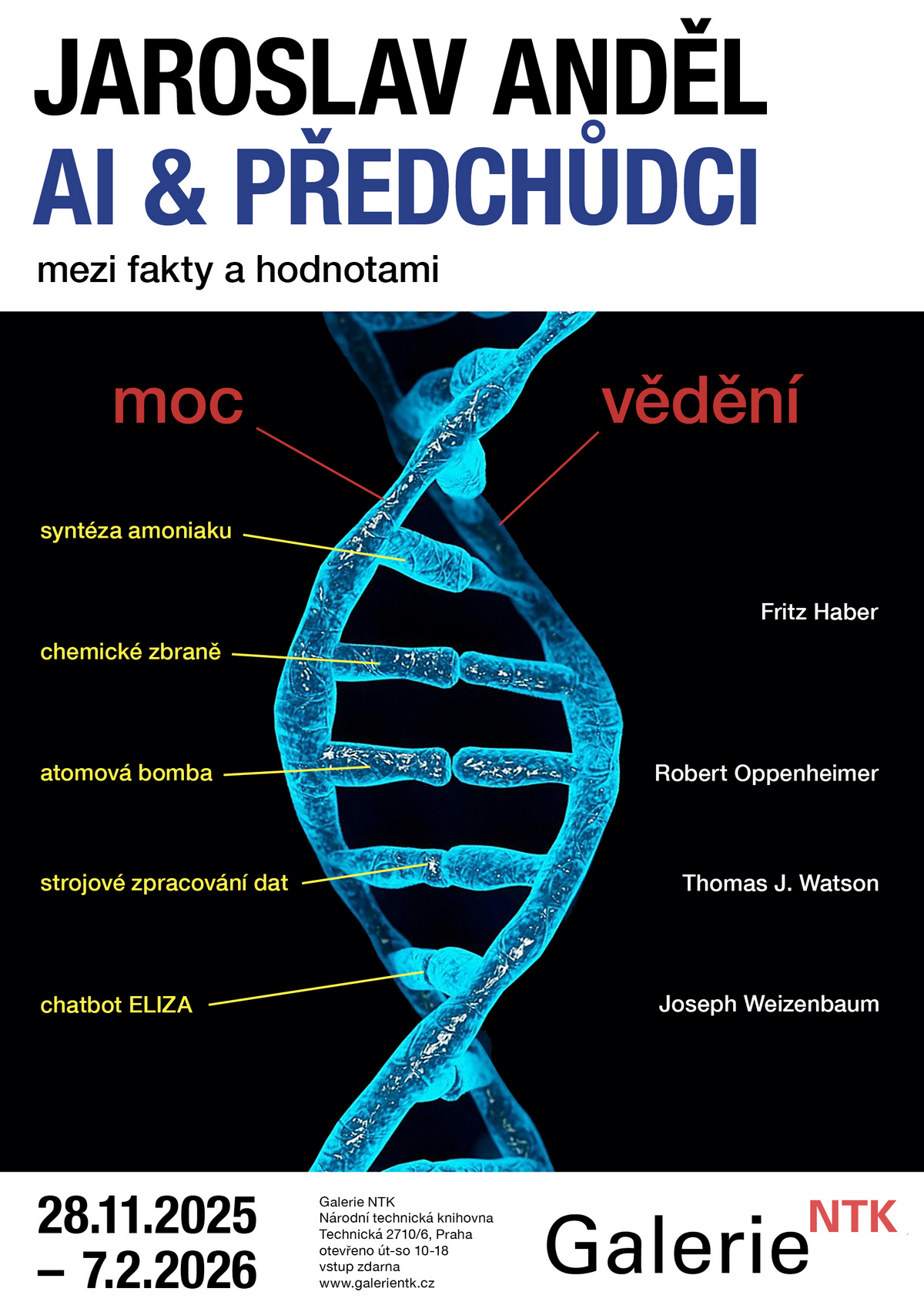 Plakát k výstavě Vrstvy